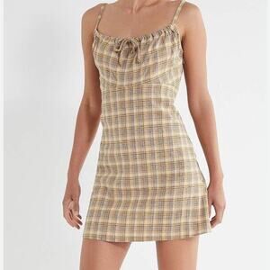 Y2K Schoolgirl Plaid Mini Dress Clueless-inspired Preppy Dress Soft Grunge XS